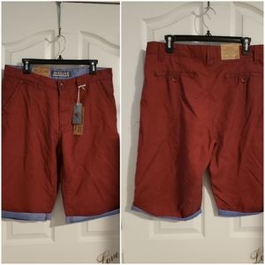 MOST OFCL SEVEN RED CASUAL SHORTS SIZE 34